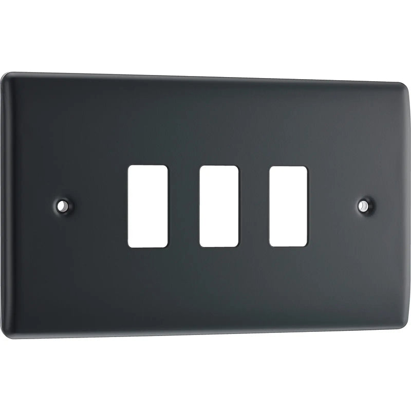 BG Electrical Grid - 3 module, rectangular