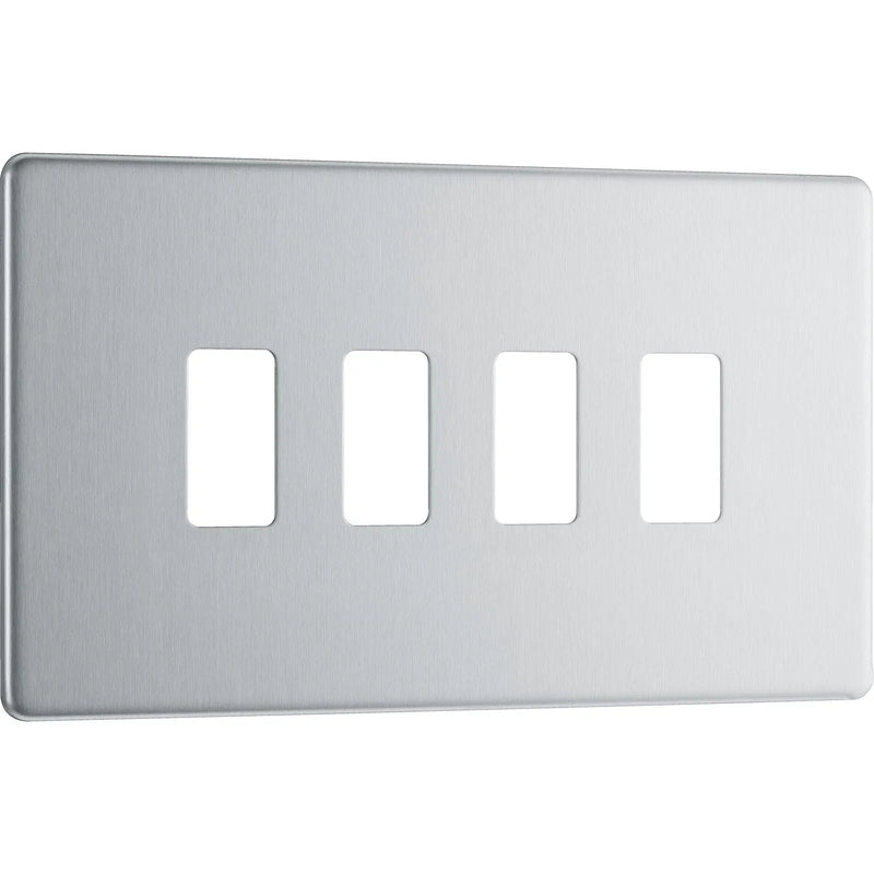 BG Electrical Grid - 4 module, rectangular