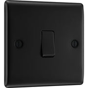 BG Electrical Nexus Metal Matt Black - Single, 2 way switch