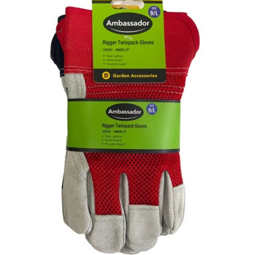 Ambassador Rigger Twinpack Gloves 9/L