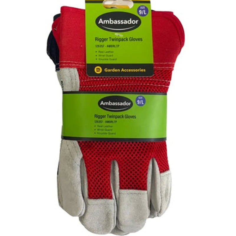 Ambassador Rigger Twinpack Gloves 9/L