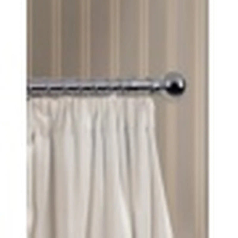 Woodside Chrome Finish Curtain Pole 240cm, 28mm diameter
