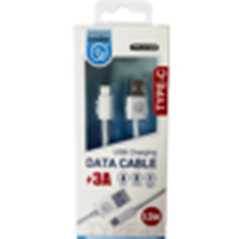 Extrastar Type C Charging Data Cable 1.2m White