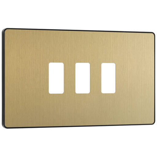 BG Electrical Grid - 3 module, rectangular