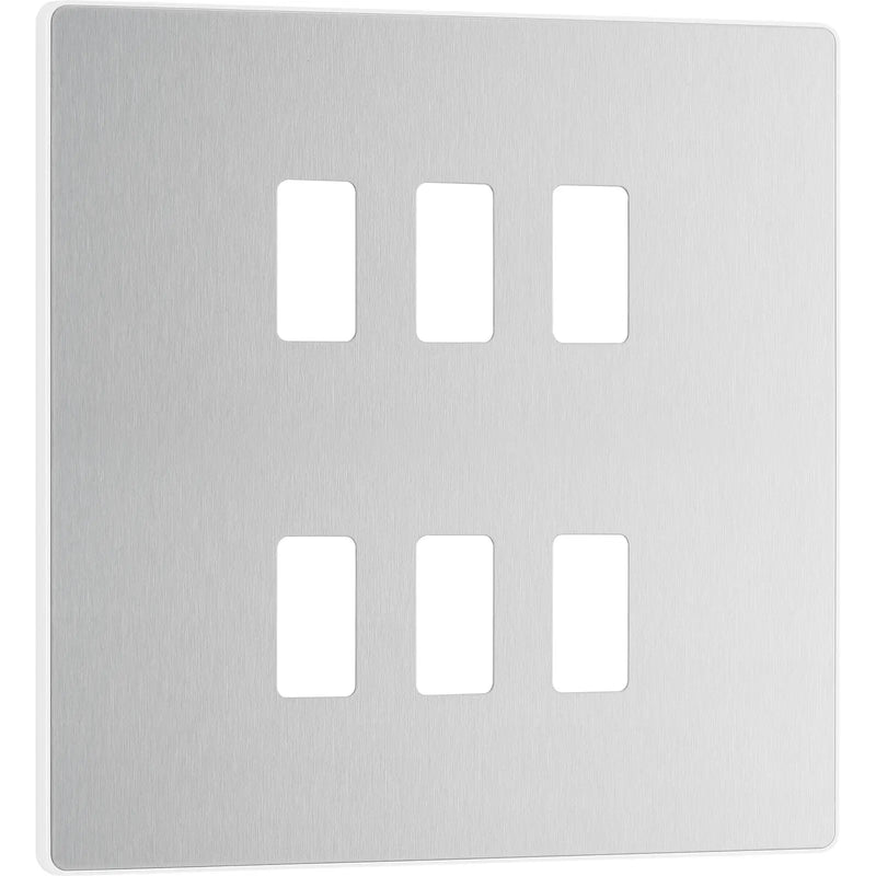 BG Electrical Grid - 6 module, square