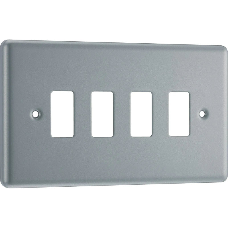 BG Electrical Grid - 4 module, rectangular