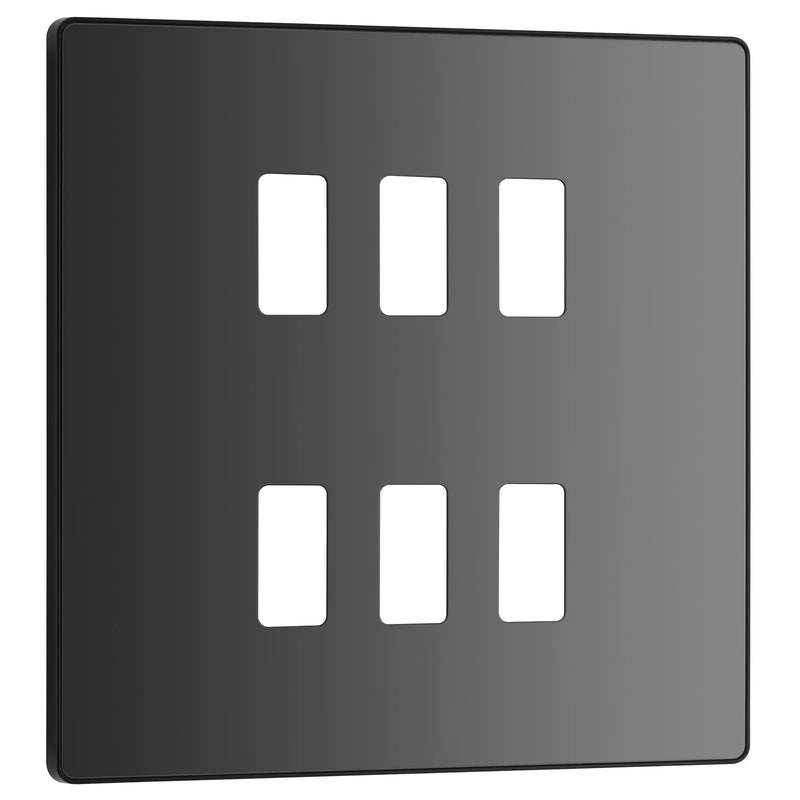 BG Electrical Grid - 6 module, square