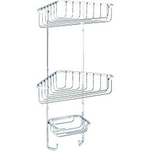 Croydex Corner Basket Three Tier 490 x 275 x 165mm