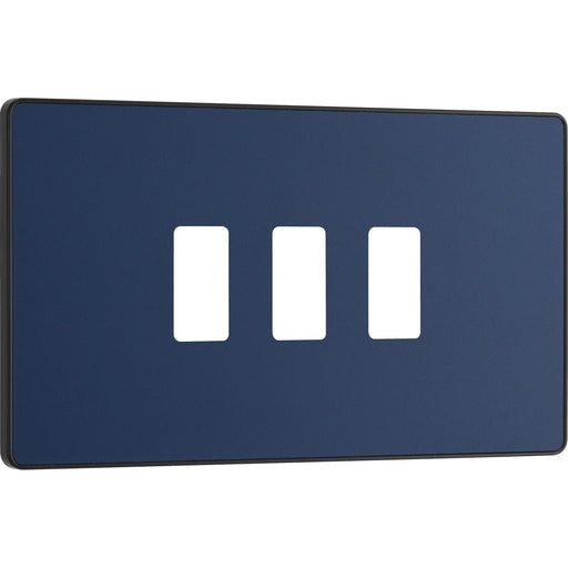 BG Electrical Grid - 3 module, rectangular