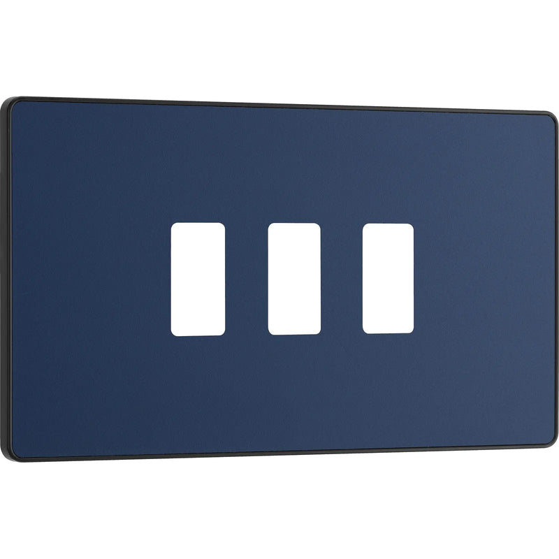 BG Electrical Grid - 3 module, rectangular
