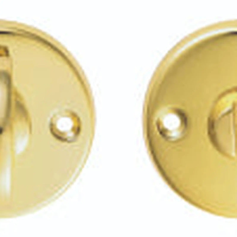 Stax Turn & Release On Face Fix Round Rose (4.9 X 67Mm Spindle) - Polished Brass 45MM
