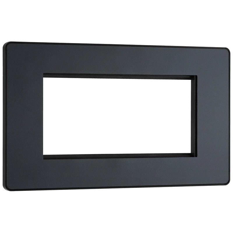 BG Electrical Euro Module - 4 module - rectangular