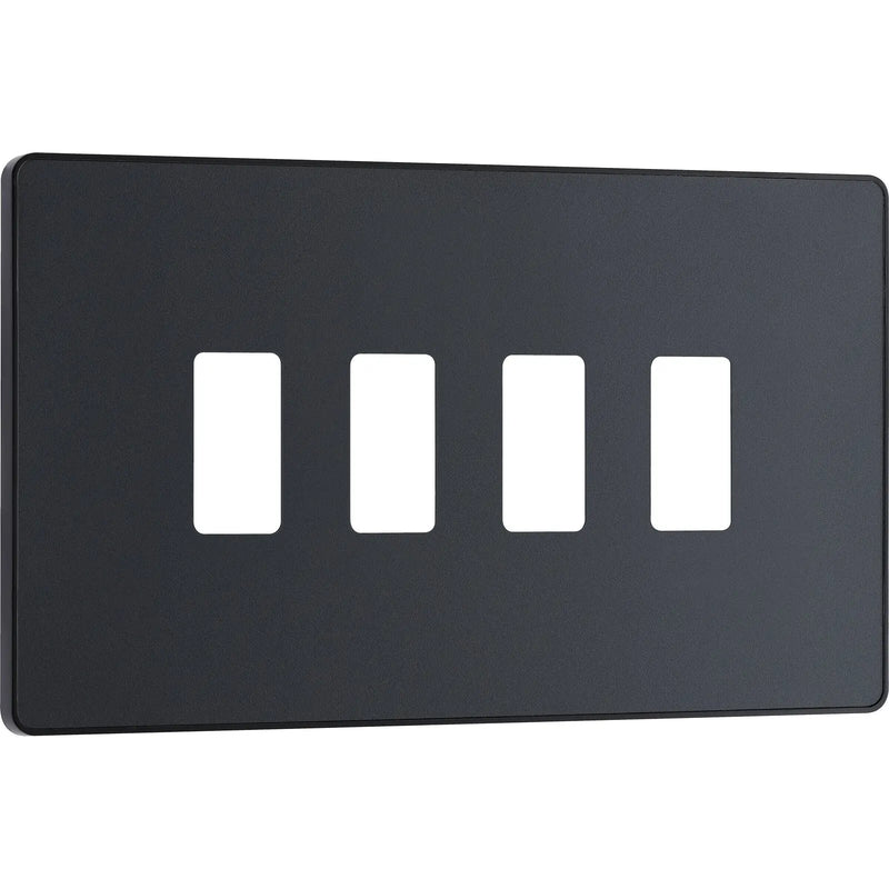 BG Electrical Grid - 4 module, rectangular