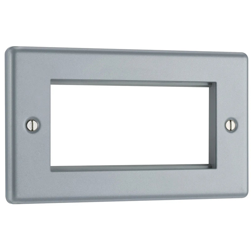 BG Electrical Euro Module - 4 module - rectangular