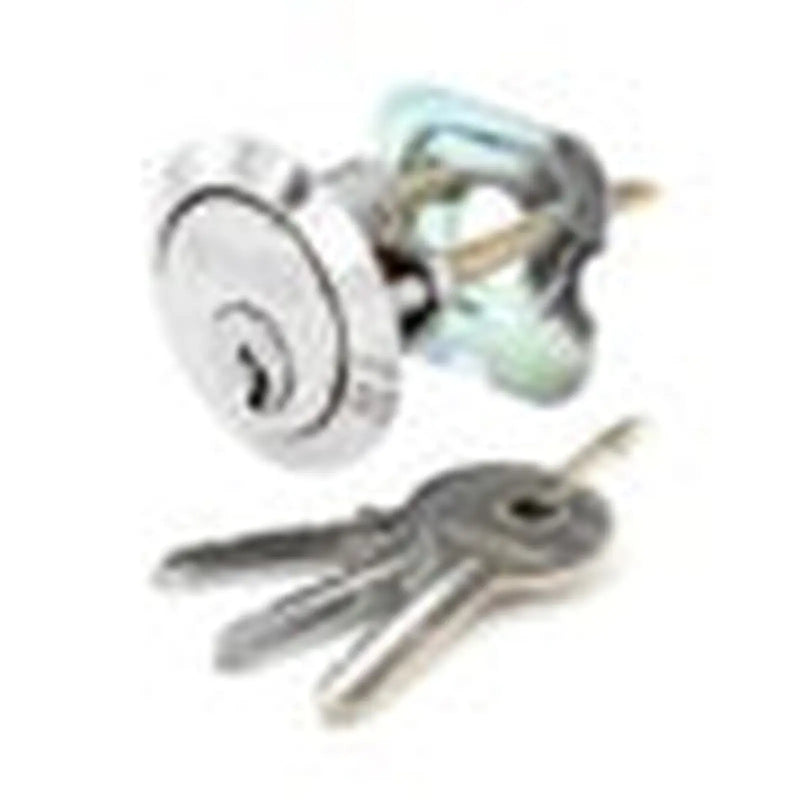 Securit Chrome Plated Spare Cylinder with 3 Keys Universal