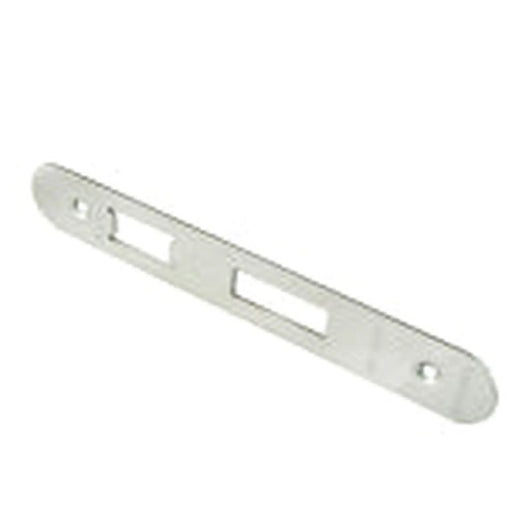 Forend Strike & Fixings - Bas/Ess/Lss - Radius - Bright Stainless Steel