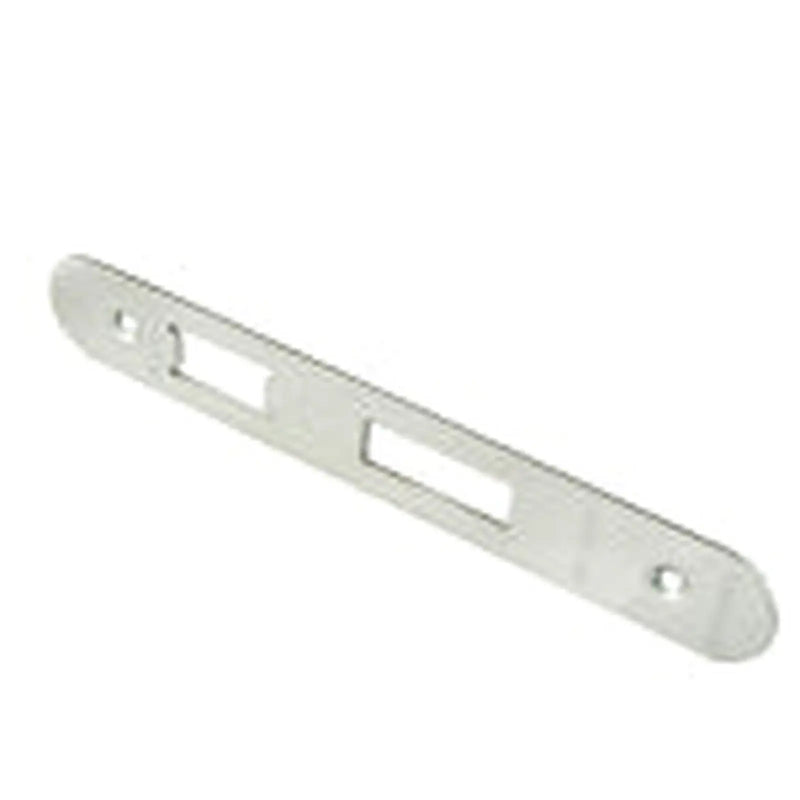 Forend Strike & Fixings - Bas/Ess/Lss - Radius - Bright Stainless Steel