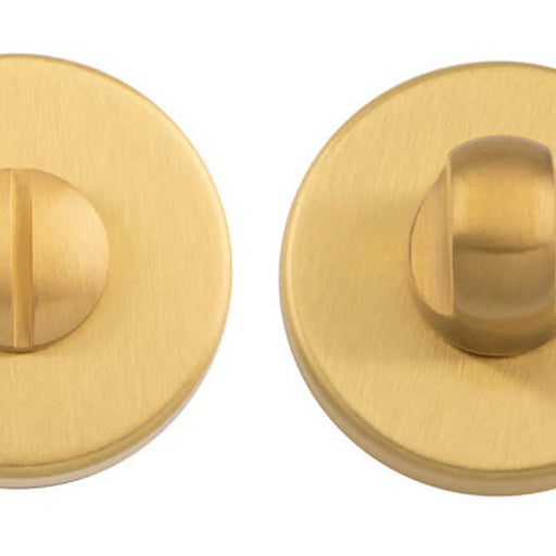 Stax Turn & Release On Push-On Round Rose Osa (Satin Brass) - Satin Brass