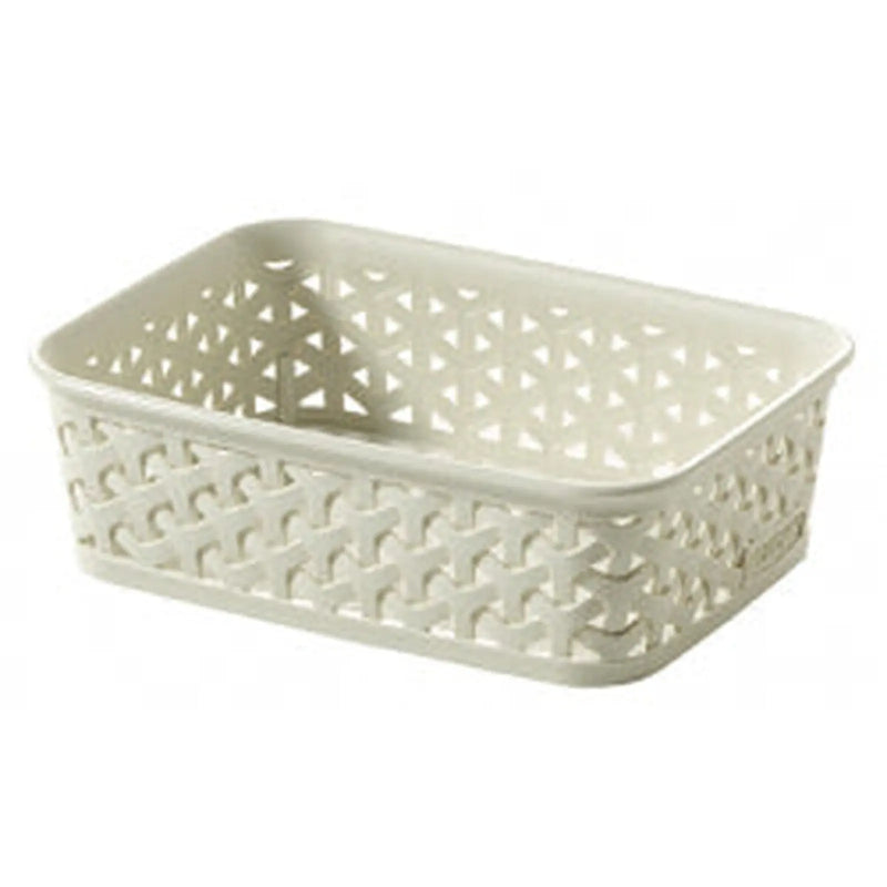 Curver My Style Rattan Tray Vintage White A6