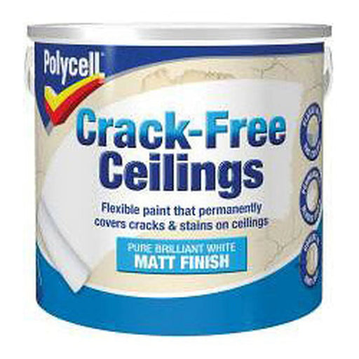 Polycell Crack - Free Ceilings - Smooth Matt 2.5L