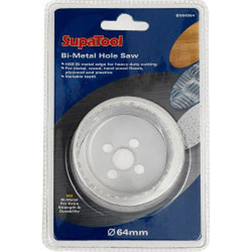 SupaTool Bi-Metal Hole Saw 64mm