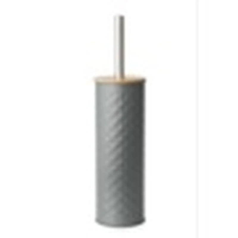 Blue Canyon Toilet Brush With Bamboo Lid Grey