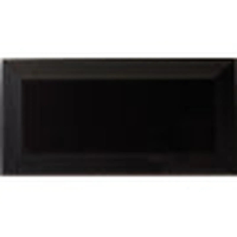 Johnson Tiles Bevel Brick Gloss Tiles Black 200x100x7.5