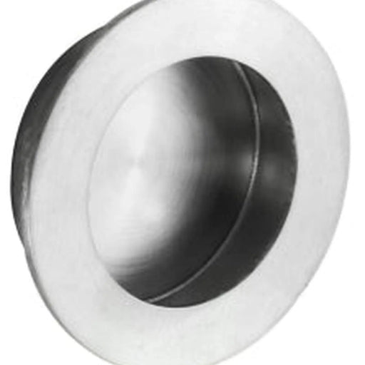 Stax 50Mm Dia. - Flush Pull - Circular - Satin Stainless Steel