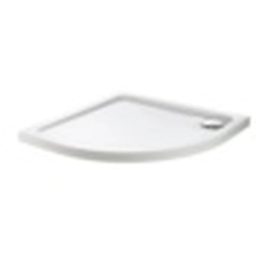 SupaPlumb High Wall ABS Cap Quad Stone Resin Shower Tray 900 x 900 x 80mm