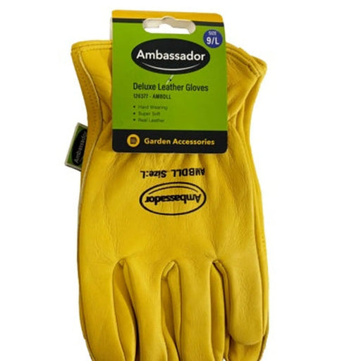 Ambassador Deluxe Leather Gloves 9/L