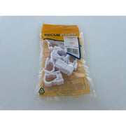 Securplumb Clipover Pipe Clips 15mm Pack 8