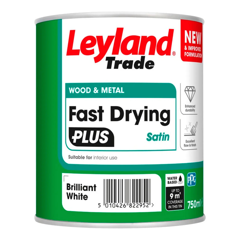 Leyland Trade Fast Drying Plus Satin 750ml BW
