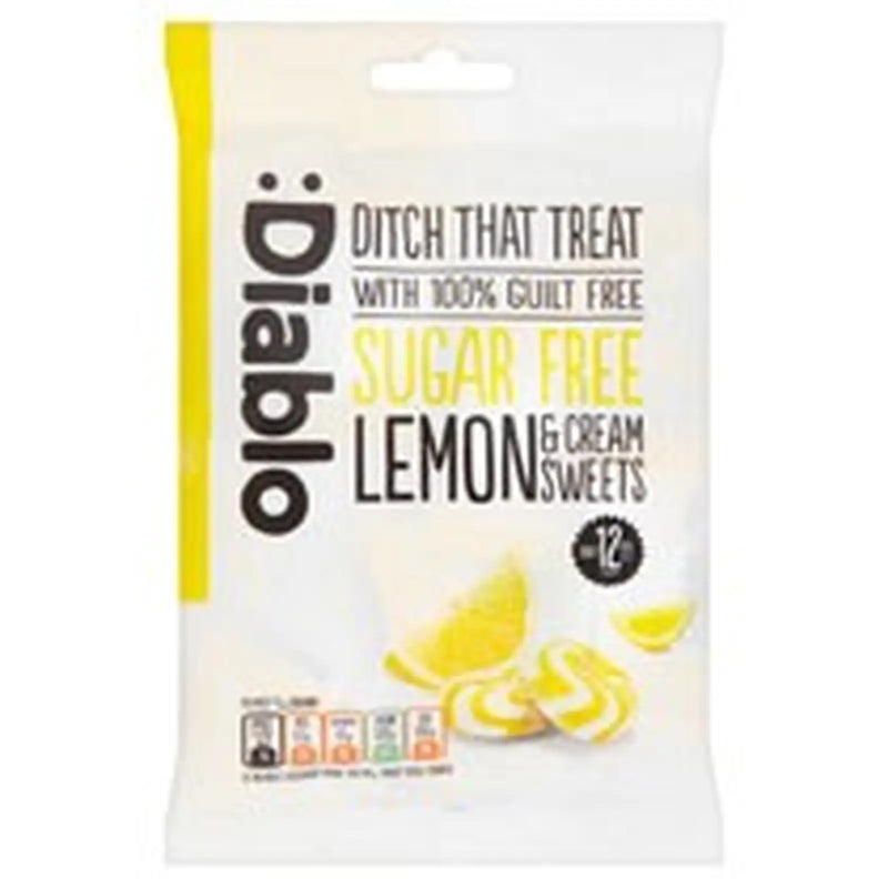 SOS Diablo Lemon Sugar Free 75G