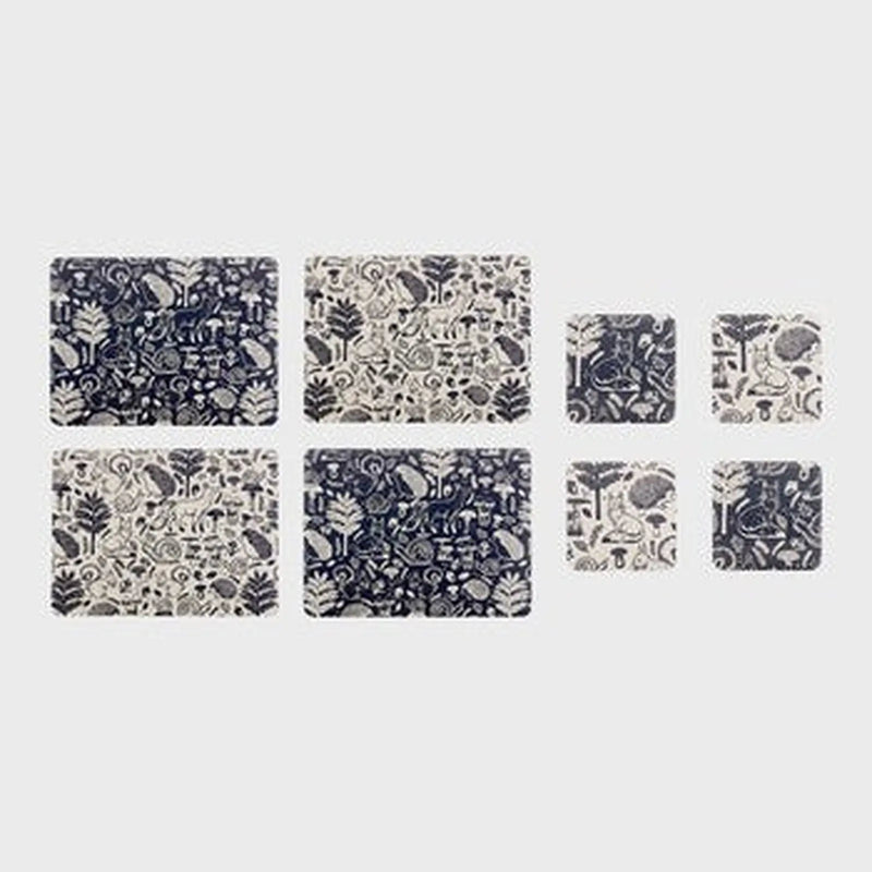 PRICE & KENSINGTON P&K WOODLAND PLACEMAT AND COASTER 8