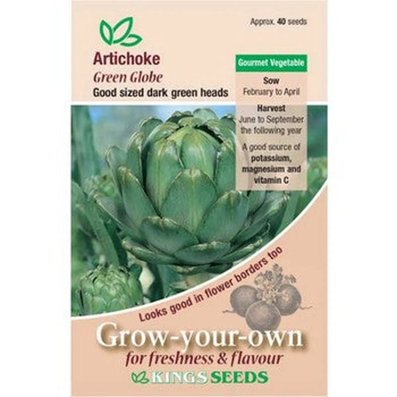 Kings Seeds Artichoke, Green Globe ( PM B )