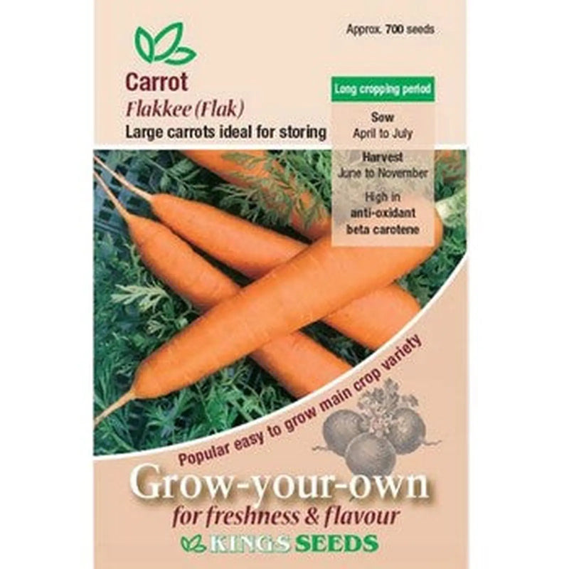 Kings Seeds Carrot, Flakkee - Flak (PM A)