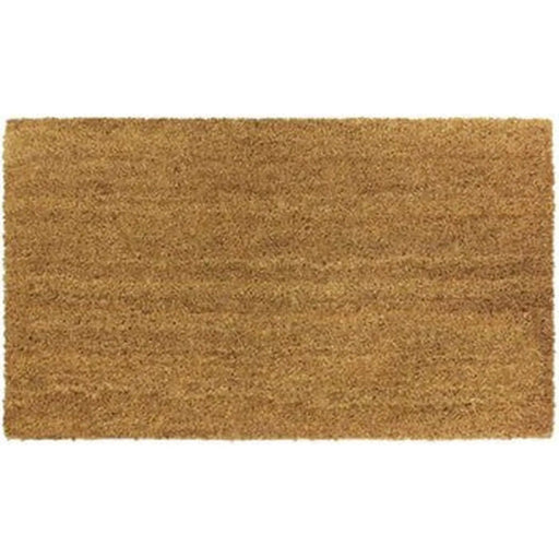 JVL Latex Coir Doormat - Plain 40x60cm