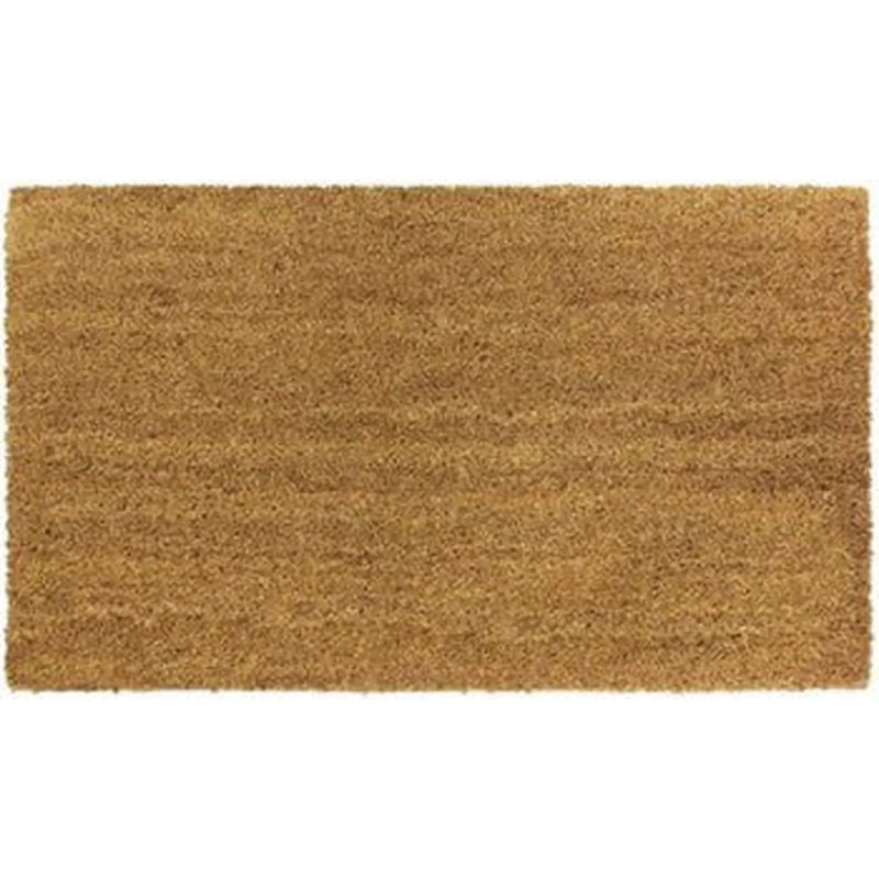 JVL Latex Coir Doormat - Plain 40x60cm