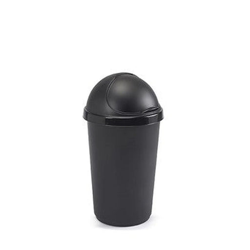 whitefurze 25L Bullet Bin Black