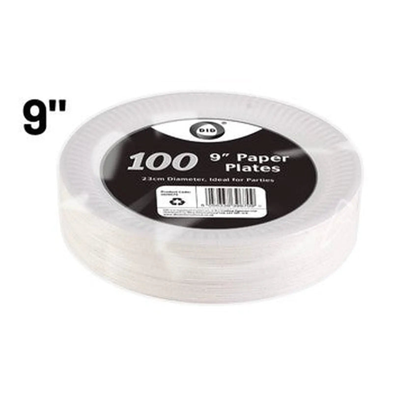 DID 100 9" Paper Plates