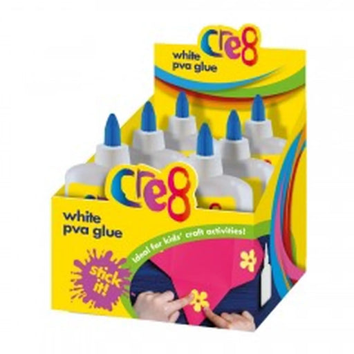 Cre8 White PVA Craft Glue, 150ml in CDU