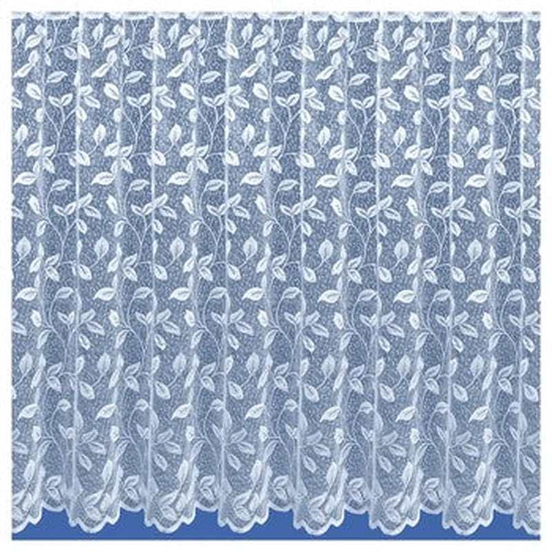 TYRONE Jersey Net Curtain White 114cm/45"