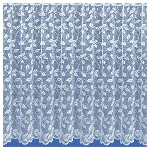 TYRONE Jersey Net Curtain White 160cm/63"