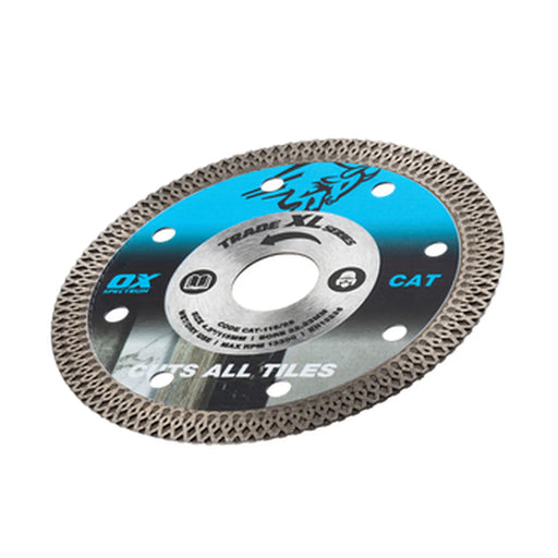OX Tools OX Trade XL Cuts All Tiles Diamond Blade - 115/22.23mm