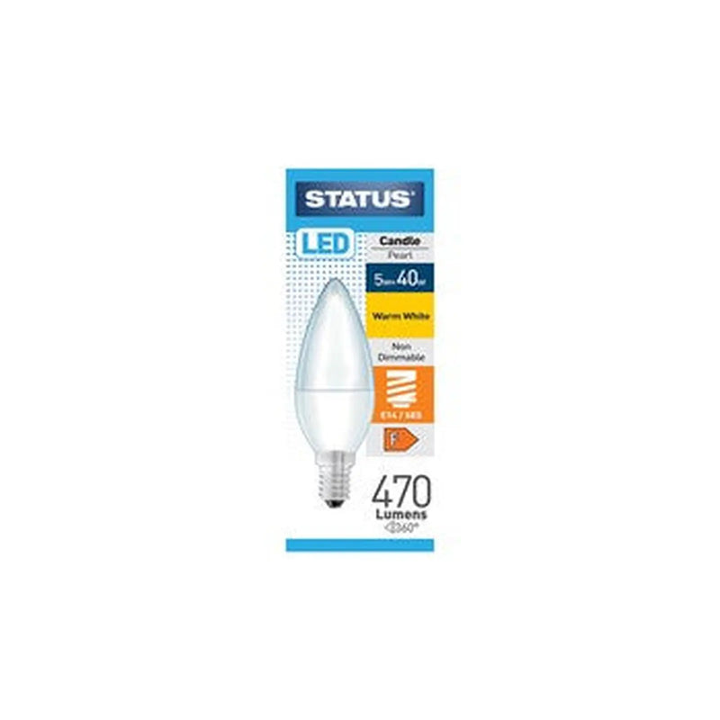 Status Candle 5w  Warm White Small Screw