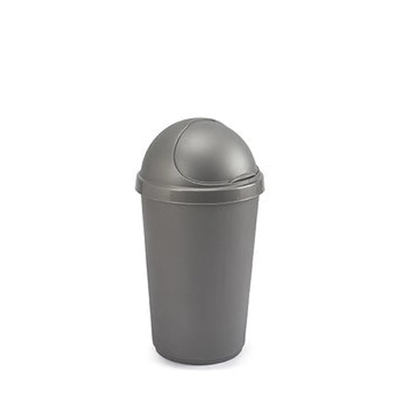 whitefurze 25L Bullet Bin Silver