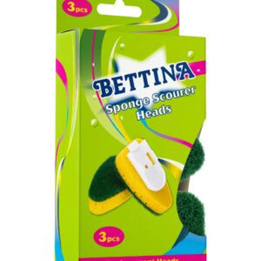 Bettina 3Pk Sponge Head Scourer Refill