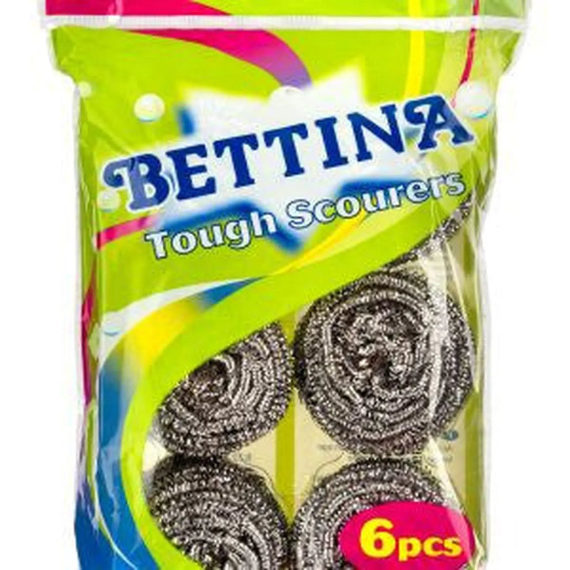 BETTINA Tough Scourers 6Pk