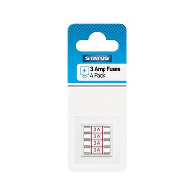 Status 3Amp Fuse 4 Pack