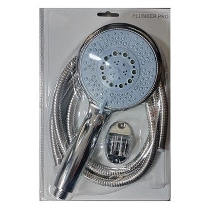 Plumber Pro Shower Head-Hose & Brkt Set